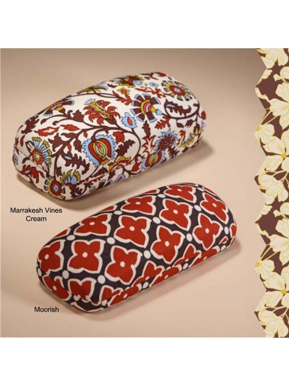 Vera Bradley Clamshell Eyeglass Case - SEA AIR FLORAL - Picture 6 of 14